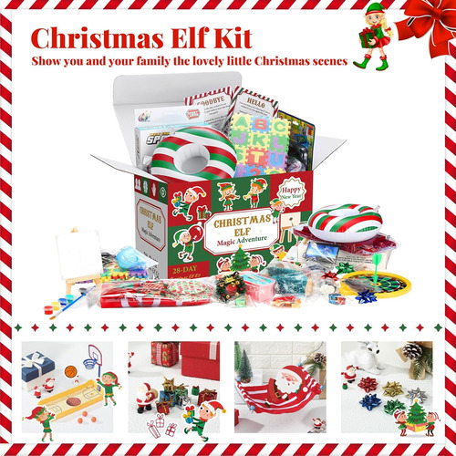 Kit De Elfos De Navidad De 28 Días Navidad, Aventuras ...