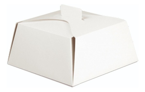 Caja Para Torta Blanca Lisa 30,5x30,5x12 - 30 Unidades