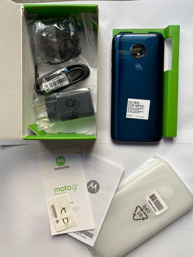 Moto G7 Power 32gb Azul (box) Semi-novo!!!
