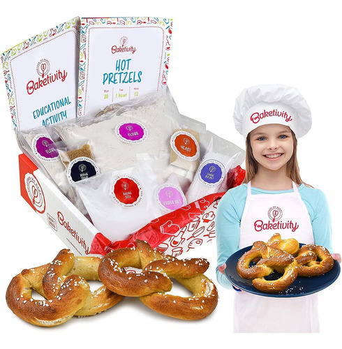 Kit Para Hacer Pretzels - Juego De Cocina Real Para Niños De