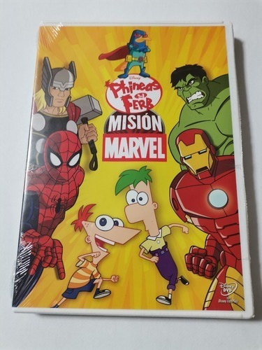 Phineas Y Ferb Mision Marvel Pelicula Dvd Original Sellada