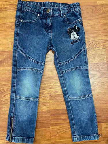 Pantalón, Blue Jeans Para Niñas De Minnie Mouse. Talla 5