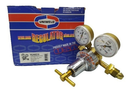 Regulador De Nitrogeno Uniweld 0-125 Psi Tienda Ruh8215