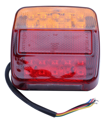 2 Luces Traseras Led De 12 V Con Indicador De Parada Para Ba