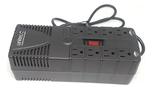 Regulador De Voltaje Unitec Con Supresor De Picos U-1200