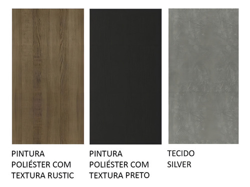 Juego de Comedor con Mesa y 4 Sillas Madesa Marilia Color Marrón/Negro/Gris