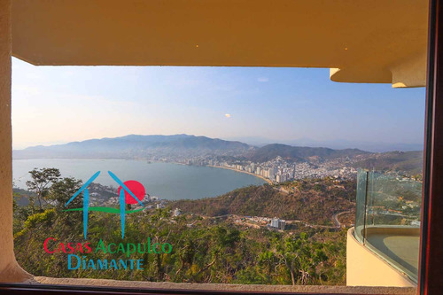Cad Villa Emiliano. Con Terraza Con Alberca, Sala, Comedor, Bbq Y Vista A La Bahía De Acapulco