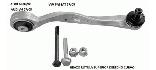 Parrilla P/ Audi A4 97 Al 01 Superior Derecha