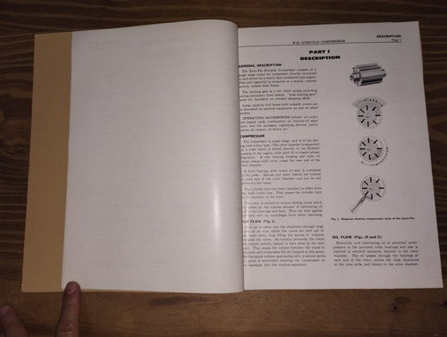 Instruction Y Part List De Air Compressor Gyro - Flo (Usado)