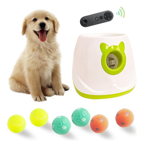 Lanzador Automatico De Pelotas Para Perros Control Remoto