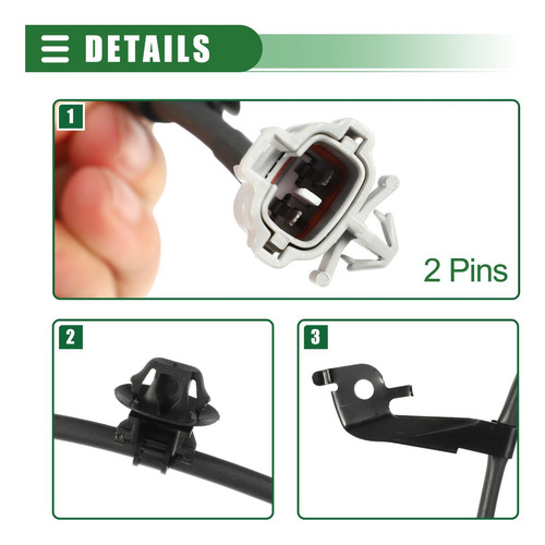 Sensor De Velocidad De 2 Abs Para Toyota Rav4 2001-2003 L4 2