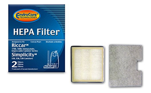 Filtro Hepa Para Aspiradora Riccar Y Simplicity S30-s38