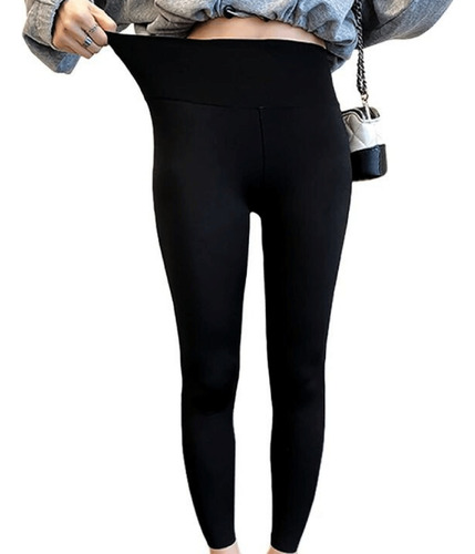 Imagem 9 de 10 de Calça Legging Feminina Grossa Cós Alto Silk & Luck Qualidade