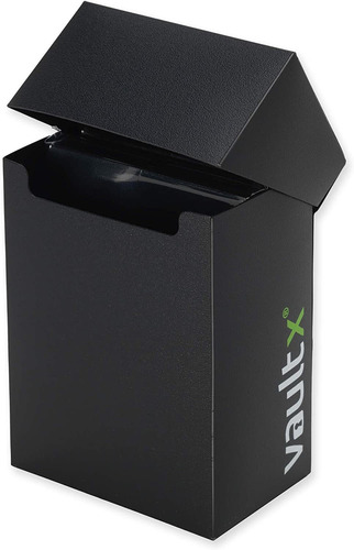 Caja Para Barajas Vault X Y 100 Fundas Negras Para Cartas, T