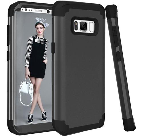 Funda Case Samsung S8/s8 Plus/s9/s9 Plus 360 Uso Rudo 3 En 1