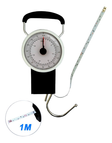 Bascula Analogica Para Equipaje 35kg Con Flexómetro 1m 