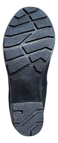 Botas Negras Urbanas Con Cordones De Tubo Medio Tipo Gamuza