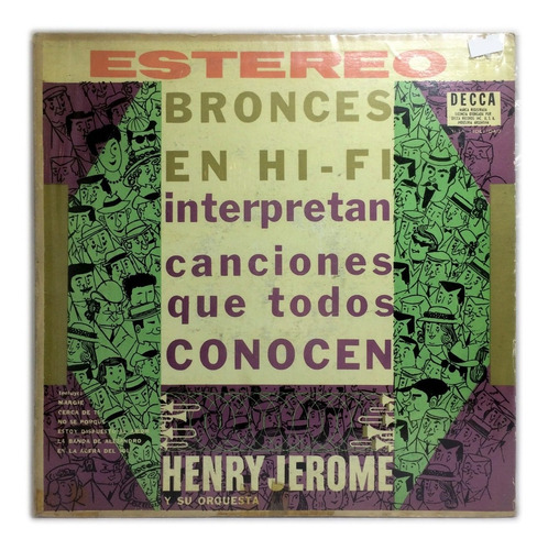 Vinilo Henry Jerome Y Su Orquesta Bronces En Hi-fi Interpret