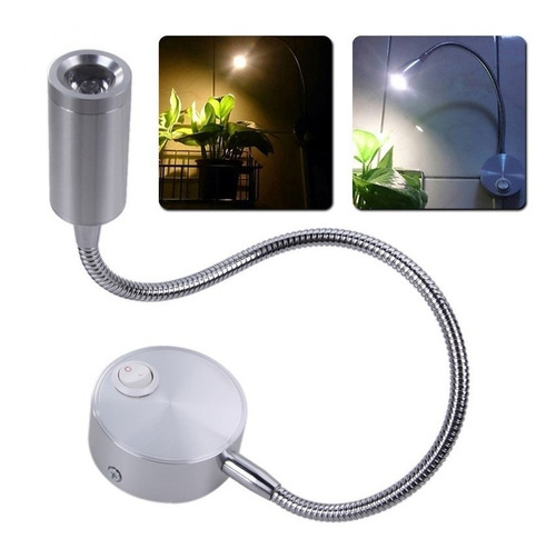 Imagen 2 de 8 de Lámpara Flexible De Pared Led