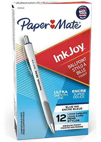Paper Mate Inkjoy 700rt Retráctil Bolígrafos, Medio Punto, W