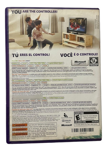 Kinect Adventures Para Xbox 360 Físico (Usado)