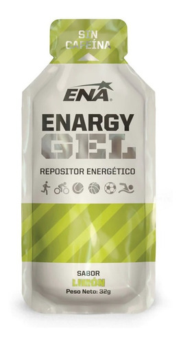 Gel Energetico Energy Gel Ena - Sin Cafeína 30 Grs. Sabor Limón