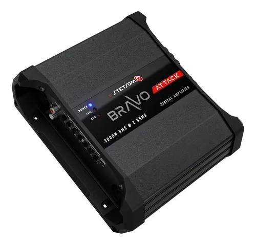 Amplificador De Coche Mono Stetsom Bravo Attack 3000 De 2 Oh