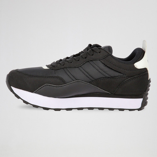 Zapatilla Topper Temple Plataforma Negro/blanco