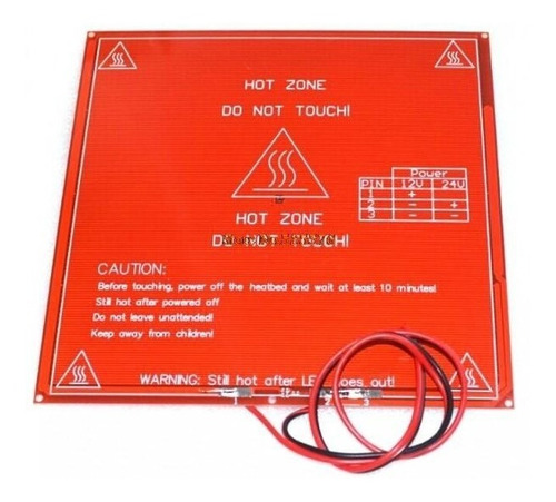 Cama Caliente Mk2 Mk2b Pcb Heatbed 20x20 Cm Impresora 3d