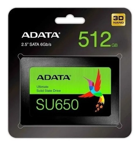 Disco Solido Ssd Adata Su650 Sata De 512 Gb 3d Nand