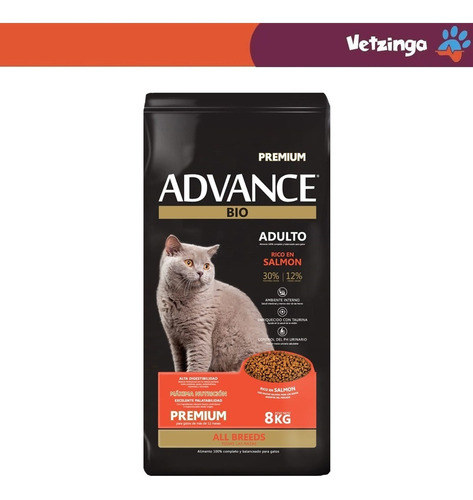 Alimento Advance Bio Gato Adulto X8kg