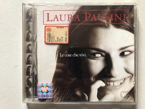 Cd Laura Pausini - La Cose Che Vivi. Pop, Balada