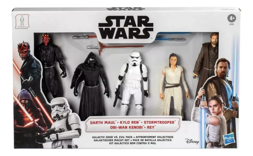 Star Wars Pack 5 Figuras Batalla Galactica Hasbro