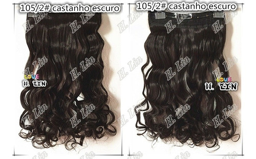 Cabelo Alongamento Aplique Tic Tac Fibra Organica 60cm Cor 2