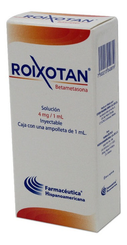Roixotan 1 Solución Iny 4mg/1ml