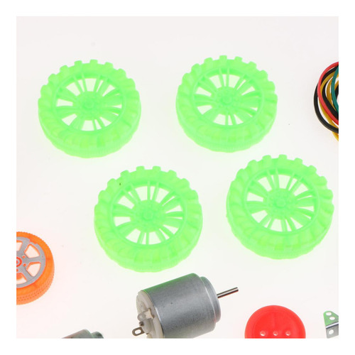 * Kits De Engranajes De Plástico Polea Eje Robot Motor