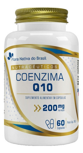 Coenzima Q10 200mg 60 Cápsulas Flora Nativa