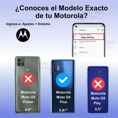 Funda Para Motorola Moto G9 Plus Tpu Con Esquinas Reforzadas