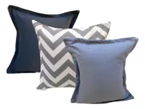 Comprar Pack X 3 Almohadones Tusor 40x40 Nórdicos - Varios Diseños