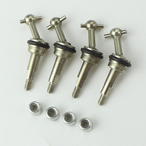 2 X 4 Piezas De Eje De Transmisión De Metal Para Wltoys