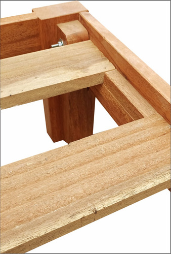 Tarima Madera Tornillo 2 Plazas , De Encaje