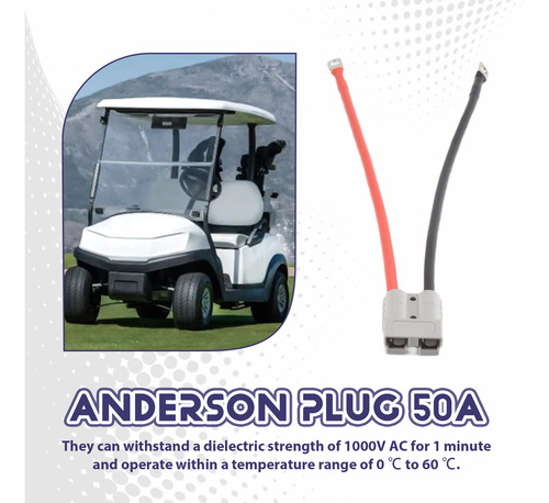 Kit De Conectores Anderson De 50 A, Enchufe Anderson, 8, Bat