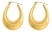 Comprar Aretes Mujer Aro Minimalista Oro Laminado 18k Joyería Fina