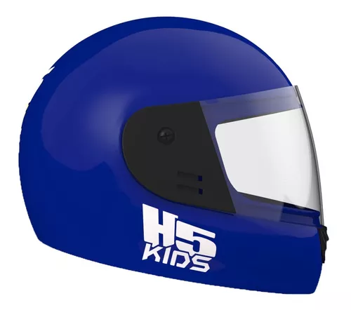 Casco Xs Moto Niño Niña Halcon H5 Kids Integral + Stickers