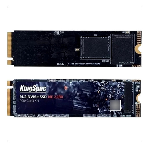 Disco sólido interno KingSpec M.2 NVMe PCIe 512GB 512GB azul-marinho