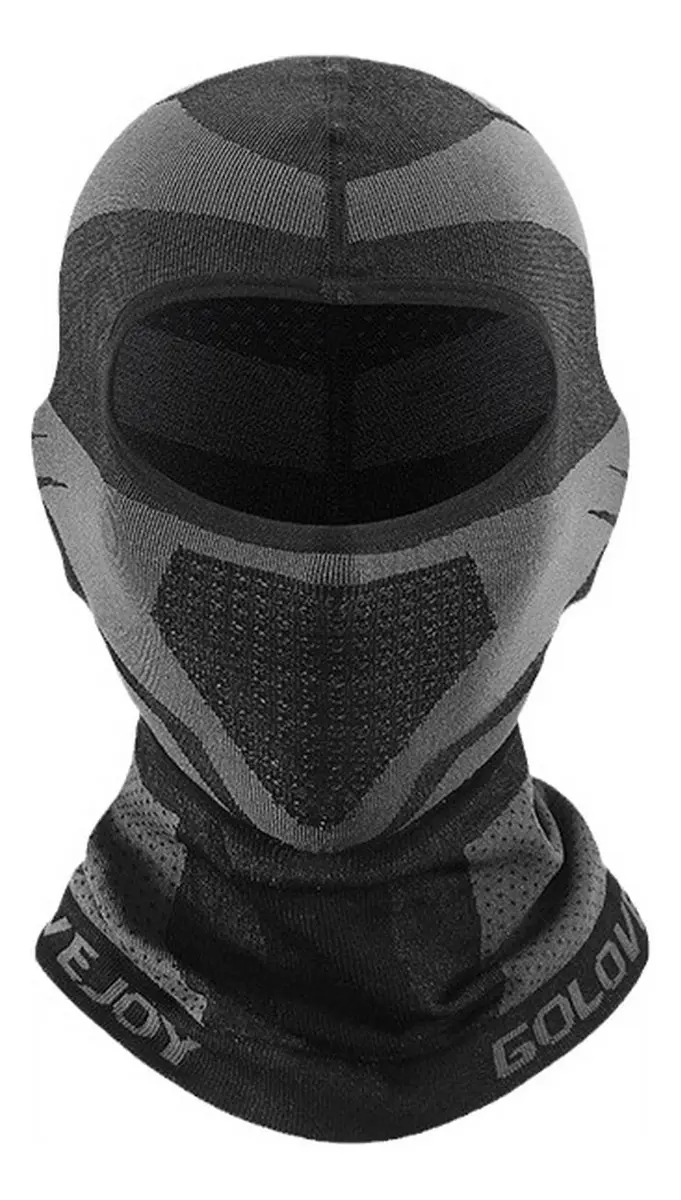 Balaclava Ski Touca À Prova De Vento E Poeiras Térmica Cor Preto Tamanho Longo