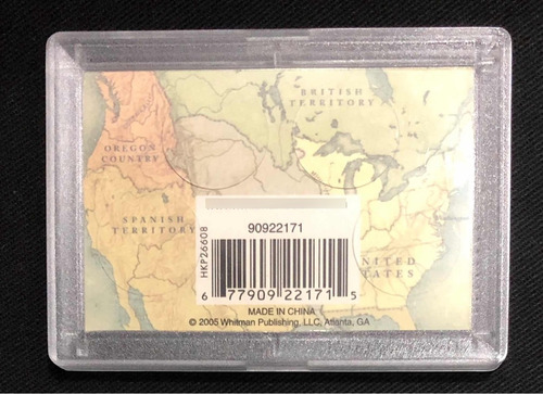 Imagen 3 de 3 de Blister Monedas Niquel - Eeuu - Westward - 5 Cents - Oceano