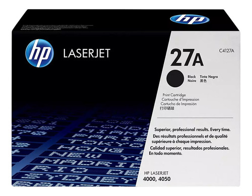 Toner Original Hp 27 A Negro 4000 4050