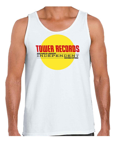 Remeras Musculosas Tower Records Música |de Hoy No Pasa| 4