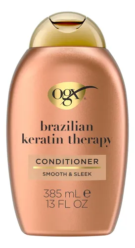 Condicionador De Alisamento Ogx Ever Com Queratina 385ml